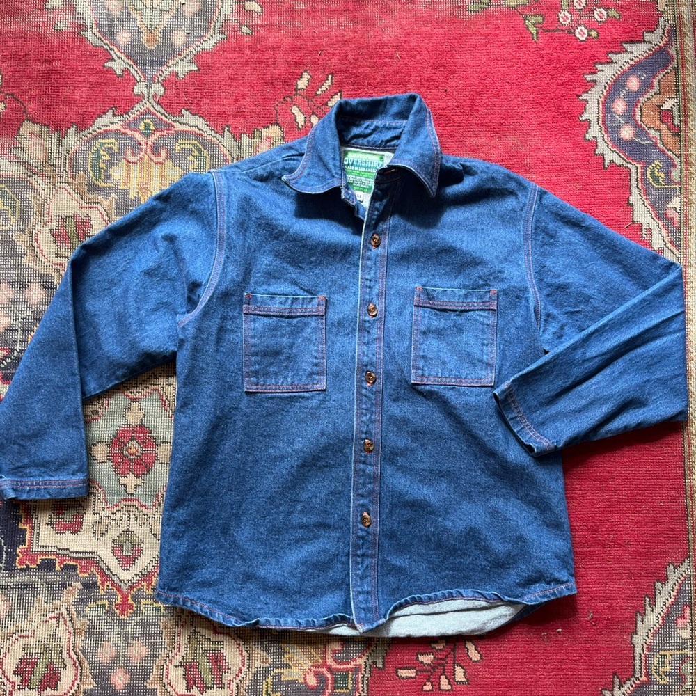 Dark Blue Denim Big Bud Press Overshirt